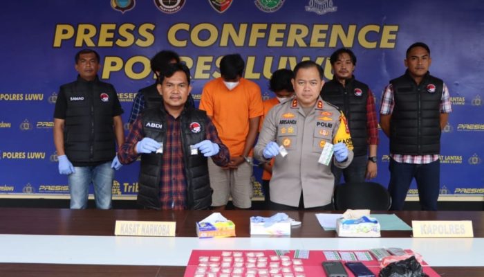 Polres Luwu Tangkap Dua Pelaku Pengedar Obat Tanpa Izin
