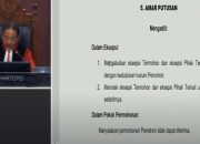 BREAKING NEWS: MK Tolak Gugatan Indira-Ilham, Appi-Aliyah Dilantik 20 Februari 2025