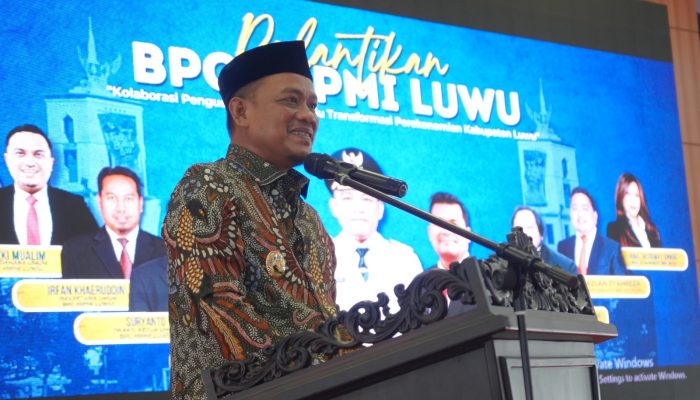 Dhevy Bijak Jabat Ketua HIPMI Luwu, Bupati: Mari Bersinergi Memajukan Perekonomian Daerah