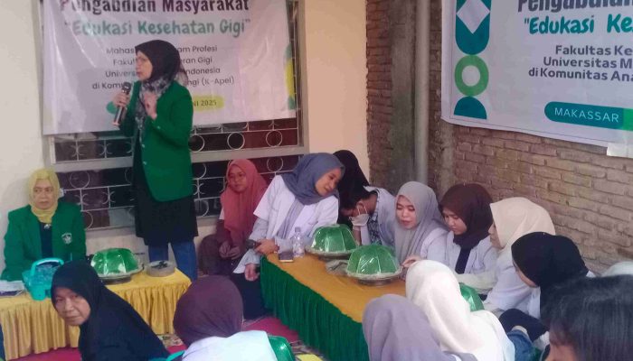 Program Profesi FKG UMI Lakukan Pengabdian Masyarakat di K-apel Parang Tambung
