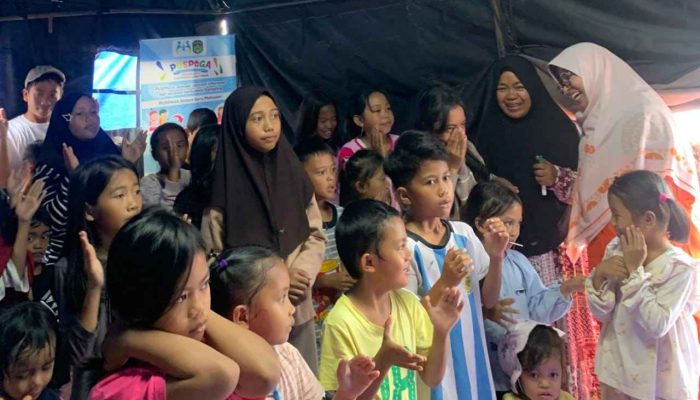 Prima Eyza Purnama Kembali Hadir di Posko, Beri Dukungan Moril Korban Kebakaran Sorowako