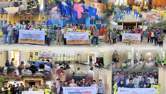 MDA dan Pokja Lanjutkan Forum Desa di Enam Desa Lingkar Tambang dan Jalur Akses.