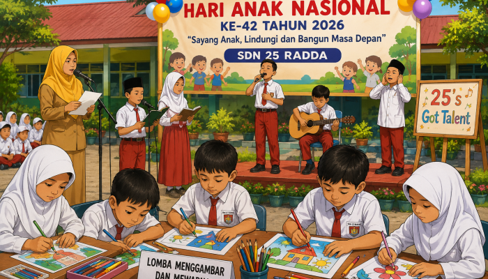 SDN 25 Radda Peringati Hari Anak Nasional dengan Lomba Kreativitas dan 25’s Got Talent