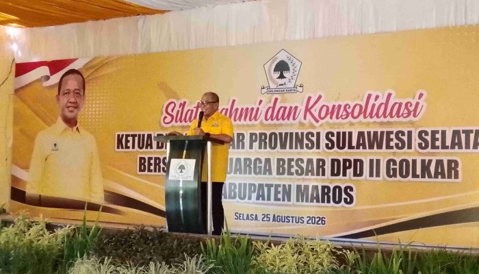IAS Tunjuk Patarai Amir Jabat Plt Ketua Golkar Maros