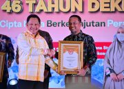 Gubernur Andi Sudirman Terima Penghargaan Dekranas, Mendagri Puji Kesuksesan Syukuran Dekranas ke-46 dan HKG PKK ke-54 di Sulsel