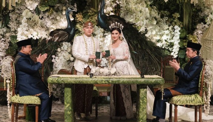 Gubernur Sulsel Hadiri Resepsi Pernikahan Kasespri Presiden Prabowo Subianto